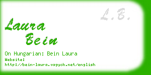 laura bein business card